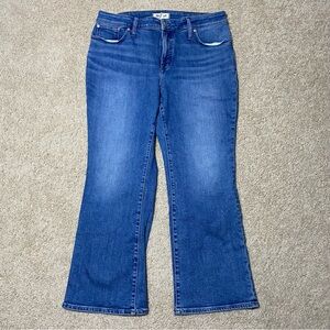 Madewell The Curvy Kick Out Bootcut Jeans Plus Size 32 Blue Denim